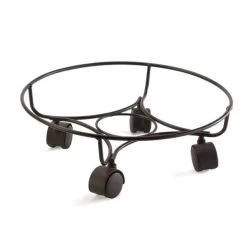 Panacea 16" (40cm) Heavy Duty Black Plant Pot Caddy