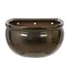 Woodlodge 26cm Bronze Glazed Blossom Wall Pot -Outdoor Garden Care 30190415