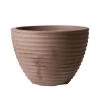 Stewarts 50cm Dark Brown Low Honey Garden Pot Planter -Outdoor Garden Care 5011431098479