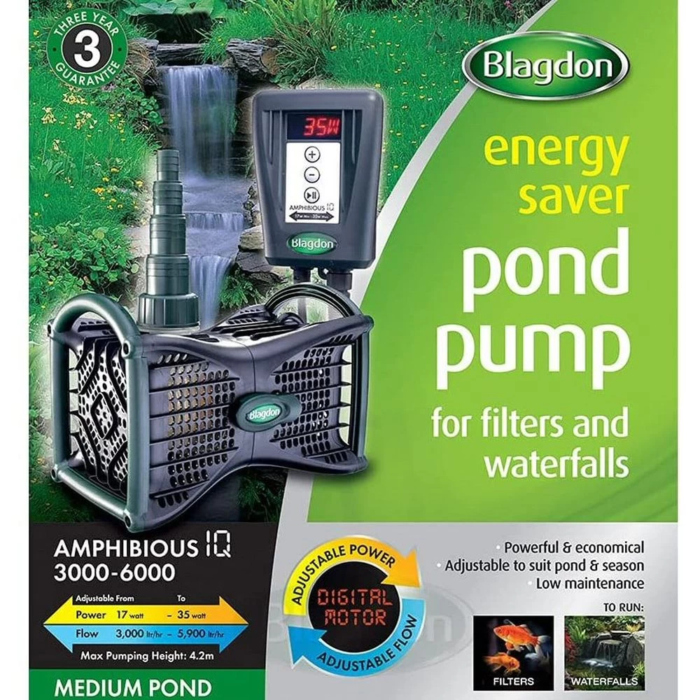 Blagdon Amphibious IQ 3000-6000 Pond Pump 4 Blagdon Amphibious IQ 3000-6000 Pond Pump - Image 2