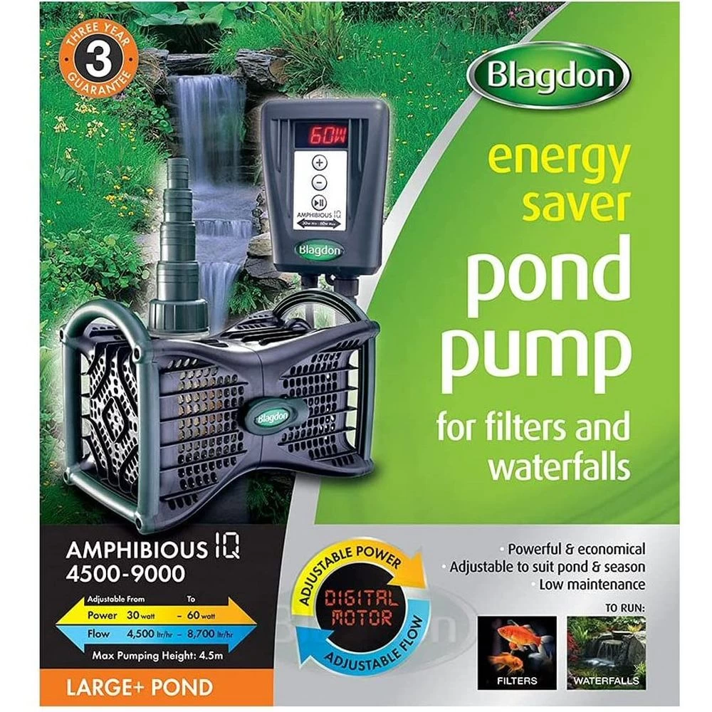 Blagdon Amphibious IQ 4500-9000 Pond Pump 4 Blagdon Amphibious IQ 4500-9000 Pond Pump - Image 2