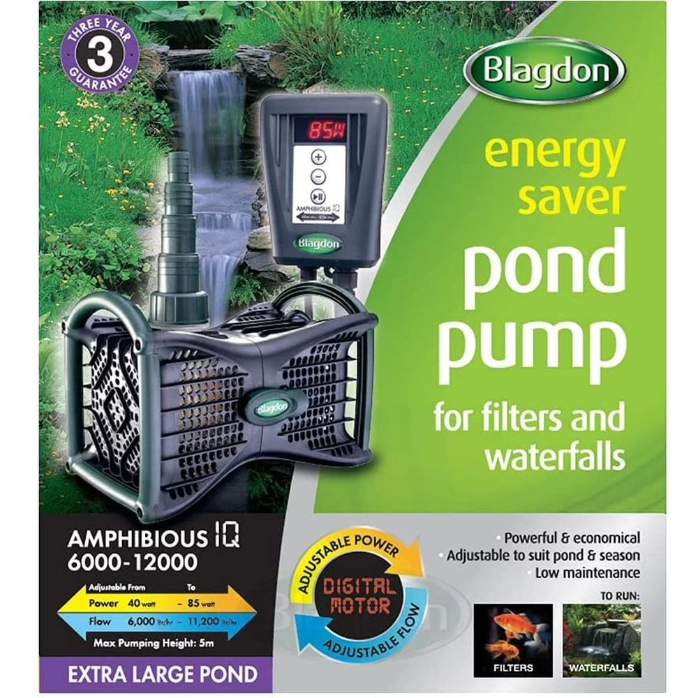 Blagdon Amphibious IQ 6000-12000 Pond Pump 4 Blagdon Amphibious IQ 6000-12000 Pond Pump - Image 2