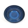 Woodlodge 36cm Blue Blossom Glazed Saucer -Outdoor Garden Care 5021346479102
