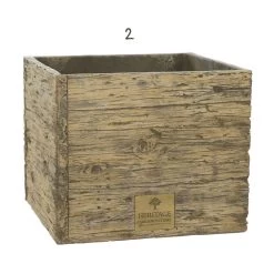 Woodlodge 37cm Heritage Oak Square Planter 7 Woodlodge 37cm Heritage Oak Square Planter -Outdoor Garden Care 5021346487725 3