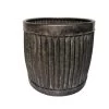 Woodlodge 30cm Rustic Pewter Churn Planter -Outdoor Garden Care 5021346490541 913d0660 2965 415e 9c53 1723de223ee3