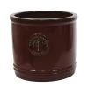 Woodlodge 30cm Glazed Red Heritage Cylinder Pot -Outdoor Garden Care 5021346501629