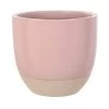Woodlodge 38cm Pastel Pink Glazed Egg Pot -Outdoor Garden Care 5021346501995
