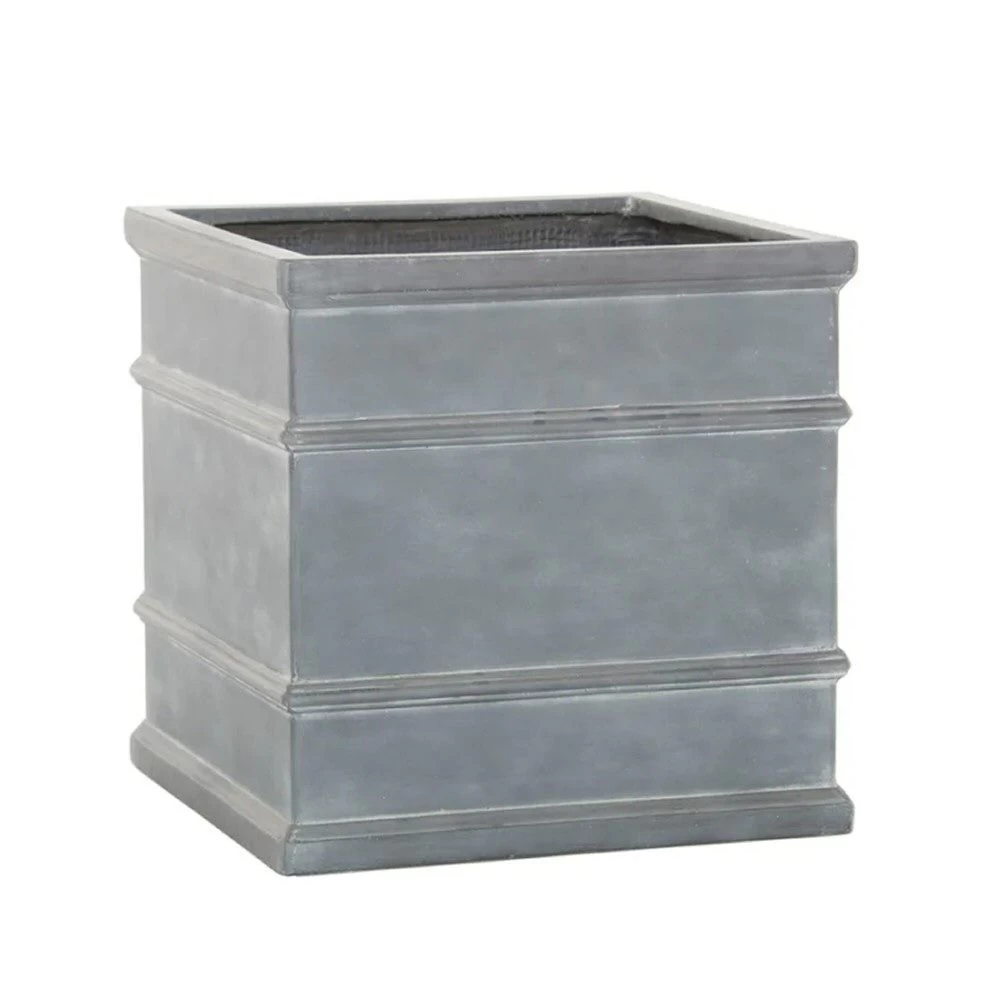 Woodlodge 32cm Grey Wotton Square Pot 3 Woodlodge 32cm Grey Wotton Square Pot