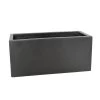 Woodlodge 40cm Black Polylite Trough Planter -Outdoor Garden Care 5021346504125 088a4d73 91c7 484c 987b 103d8da93d61