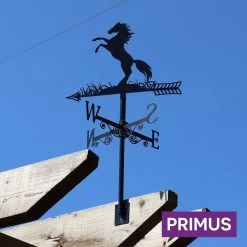 Primus Metal Rearing Horse Silhouette Weathervane -Outdoor Garden Care 5023353266003 2