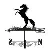 Primus Metal Rearing Horse Silhouette Weathervane -Outdoor Garden Care 5023353266003 5f3cbd92 f75b 4ce5 92d8 6d6a6880993b