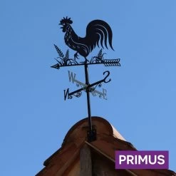 Primus Metal Cockerel Silhouette Weathervane -Outdoor Garden Care 5023353266010 2