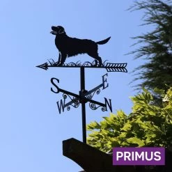 Primus Metal Golden Retriever Silhouette Weathervane -Outdoor Garden Care 5023353270994 2