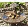 Smart Solar 84cm Duck Family Solar Water Feature -Outdoor Garden Care 5050642000543