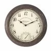 Outside In 12" Bickerton Wall Clock & Thermometer -Outdoor Garden Care 5050642006187 3d57ad90 ebe8 4598 8a98 7449d4f6a0ab