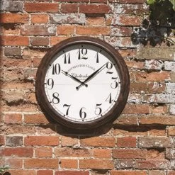 Outside In 23" Cheltenham Wall Clock -Outdoor Garden Care 5050642006286 2