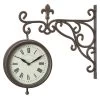 Outside In 35cm Marylebone Double-Sided Station Clock & Thermometer -Outdoor Garden Care 5050642006309 8358b9e6 48d5 4688 8332 c531d4703506