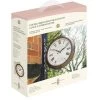 Outside In 15" Greenwich Station Wall Clock & Thermometer -Outdoor Garden Care 5050642006316 dc29f79d 88f9 4b4c 9f32 69f4851e6489