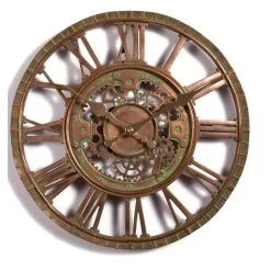 Outside In 12" Bronze Newby Wall Clock