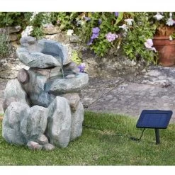 Smart Solar 51cm Rock Fall Solar Water Feature 7 Smart Solar 51cm Rock Fall Solar Water Feature -Outdoor Garden Care 5050642007931 3
