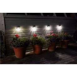 Smart Solar SuperBright Fence, Wall & Post Light - 4 Pack -Outdoor Garden Care 5050642027366 2
