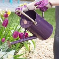 Smart Garden 9 Litre Violet Metal Watering Can -Outdoor Garden Care 5050642069991 2