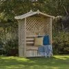 Woodshaw Tansley Wooden Seated Arbour 1 Woodshaw Tansley Wooden Seated Arbour -Outdoor Garden Care 5055066420724