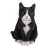 Vivid Arts 30cm Black & White Sitting Cat - XRL-SC35-B 1 Vivid Arts 30cm Black & White Sitting Cat - XRL-SC35-B -Outdoor Garden Care 5055195020215