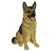 Vivid Arts 55cm Sitting Alsatian Dog - XRL-GSHE-A -Outdoor Garden Care 5055195022479
