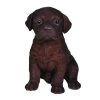 Vivid Arts 17cm Chocolate Labrador Puppy Pet Pals 1 Vivid Arts 17cm Chocolate Labrador Puppy Pet Pals -Outdoor Garden Care 5055195023773