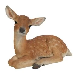 Vivid Arts 32cm Laying Fallow Deer- XRL-DEER-D