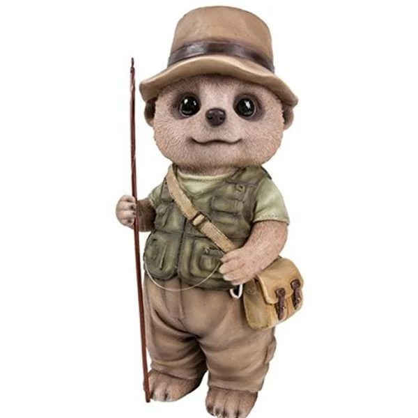 Vivid Arts 24cm Meerkat Fisherman - XMK-2325-D 3 Vivid Arts 24cm Meerkat Fisherman - XMK-2325-D