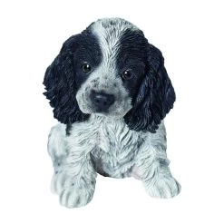 Vivid Arts Black & White Cocker Spaniel Puppy - PP-CKB