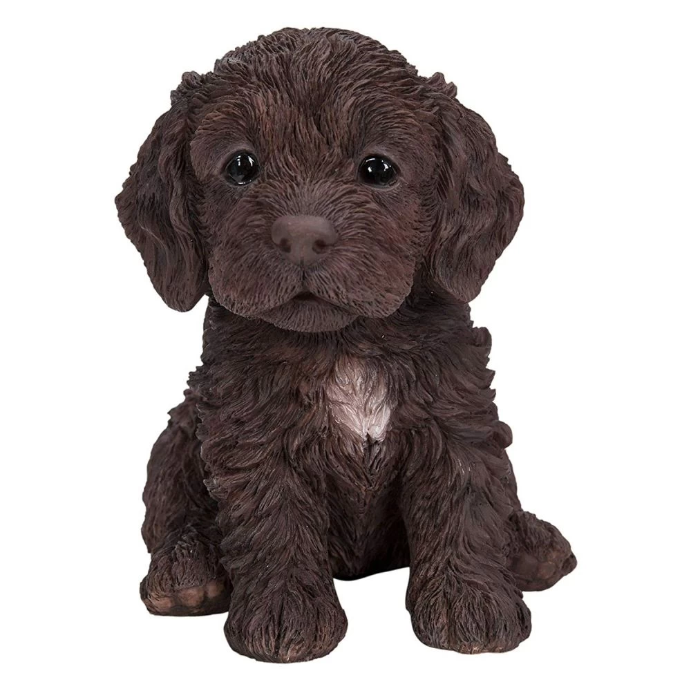 Vivid Arts 16cm Chocolate Cockapoo Puppy - PP-CKP7-F 3 Vivid Arts 16cm Chocolate Cockapoo Puppy - PP-CKP7-F