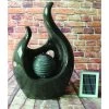 Bermuda 70cm Abstract Swan Solar Powered Water Feature -Outdoor Garden Care 5060512213157