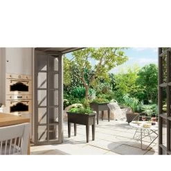 Artevasi 80cm Anthracite Venezia Grow Box Planter -Outdoor Garden Care 5600442825183 3