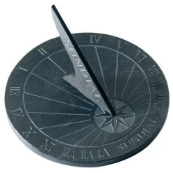 Fallen Fruits Round Slate Sundial